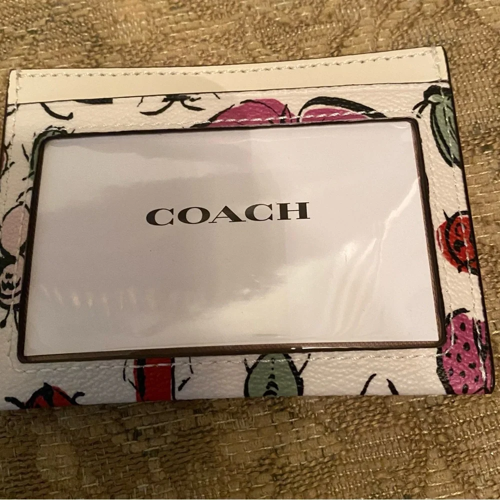 Coach Insert/Creature Theme Card Wallet NEW